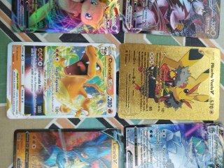 Lote Cartas Pokémon VMAX, Vastro, V