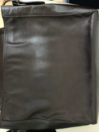 Bolso bandolera piel Zara marrón