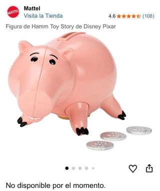 Hucha Hamm Toy Story Disney Mattel FRX08