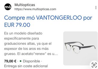 Gafas Vantongerloo Mõ