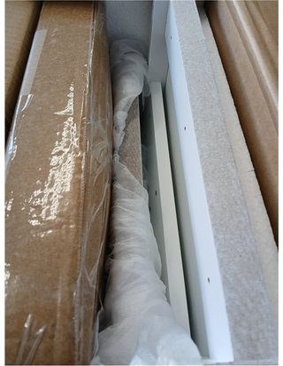 VASAGLE Armario Alto de Baño con Espejo de Cuerpo Completo - Mueble de Baño con Estantes Ajustables - 30 x 40 x 160 cm - para Espac