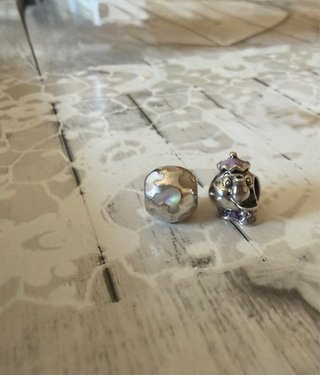 Pulsera Pandora Cierre Corazón y Piedra Roja