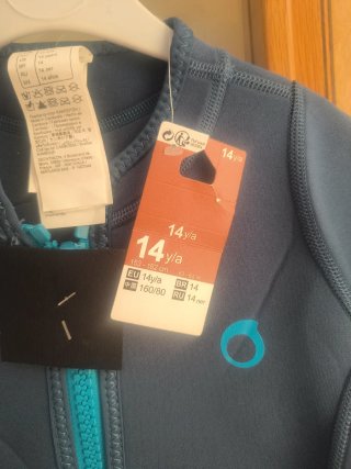 Traje de neopreno corto azul 2mm