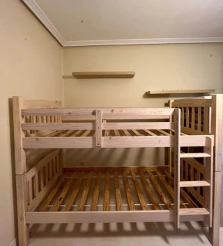 Litera de madera
