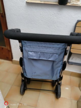 Carrito de compra Playmarket azul