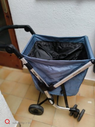 Carrito de compra Playmarket azul