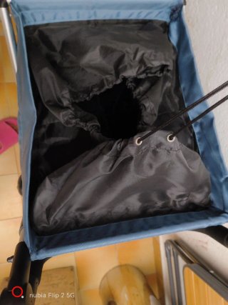 Carrito de compra Playmarket azul