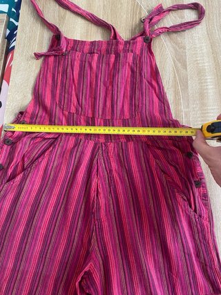 Peto hippie rayas rojas