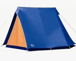 Tienda de campaña canadiense azul/naranja