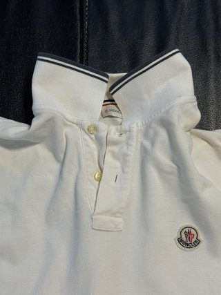 Polo Moncler Blanco Talla XXL (equivale a L)