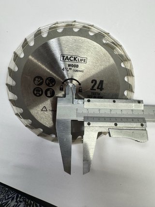 Disco Sierra Circular TACKLIFE 120mm 24 Dientes