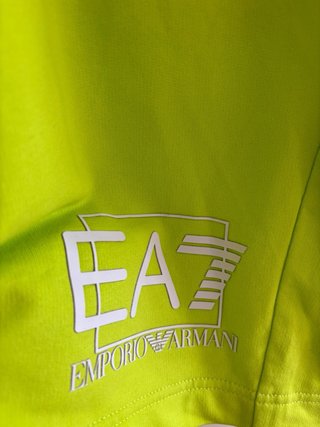 Emporio Armani Pantalón Corto Verde Neón