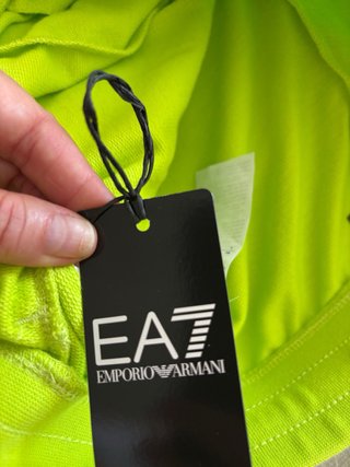 Emporio Armani Pantalón Corto Verde Neón