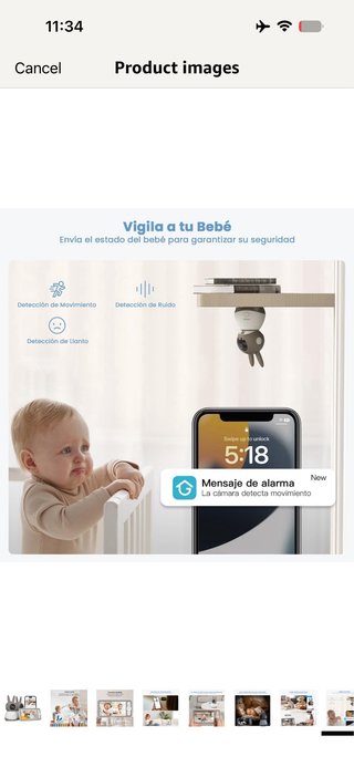 ieGeek 3MP Baby Surveillance Cameras with 2 Camera