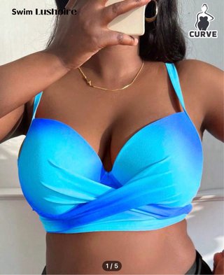 Bikini SLAYDIVA Talla Grande Teal