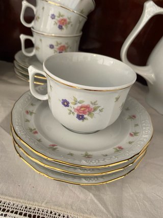 Juego de té/café Santa Clara porcelana