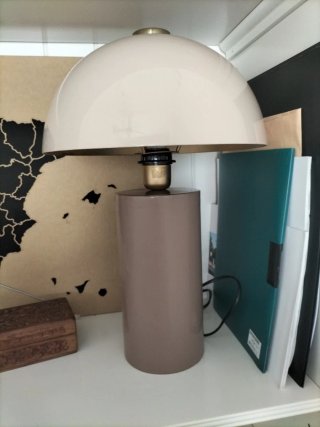 Lámpara de mesa Seta rosa
