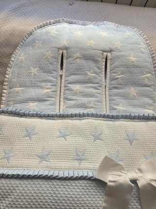 Saco Bugaboo Fox Estrellas Azul y Blanco