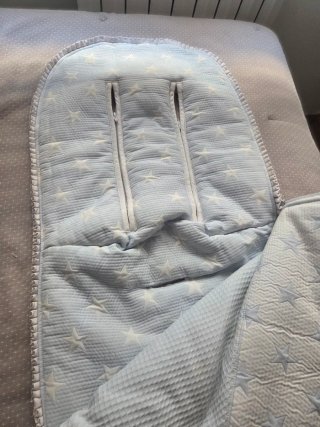 Saco Bugaboo Fox Estrellas Azul y Blanco