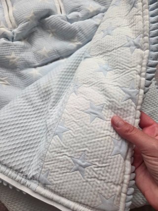 Saco Bugaboo Fox Estrellas Azul y Blanco