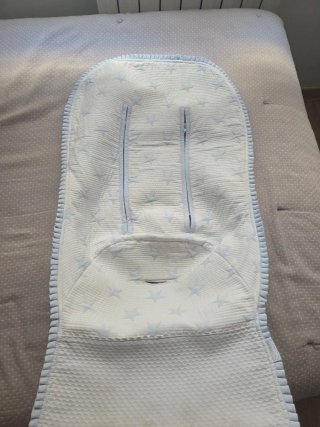 Saco Bugaboo Fox Estrellas Azul y Blanco