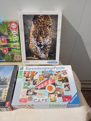 !OCASIÓN! Lote 4 Puzzles Educa y Ravensburger 1500