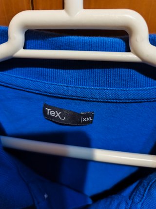 Polo Tex Azul Talla XXL