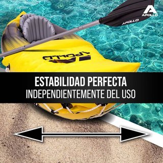 Kayak Hinchable 2 Plazas Amarillo