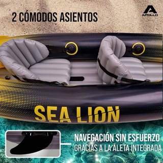 Kayak Hinchable 2 Plazas Amarillo