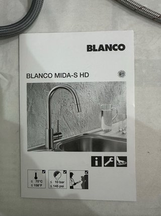 Rubinetto Cucina Blanco Mida-S HD Grigio