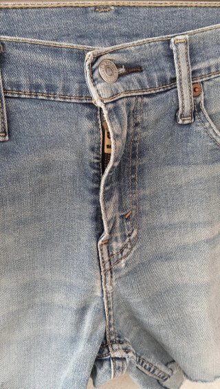 Shorts denim donna Levi's 511, tg IT 46, azzurri
