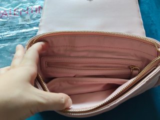 Pochette Valentino rosa cipria trapuntata