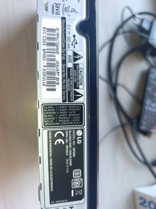 Reproductor Blu-ray LG DVD USB HDMI BP250