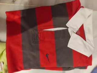 Lote 15 polos y un jersey,marcas y tallas variadas