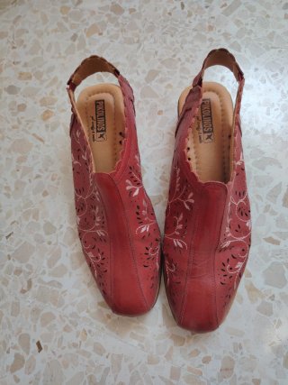 Sandalias cuero mujer talla 40