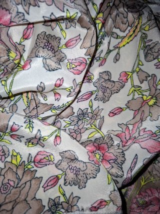 Vestido Verano Seda 100% Floral