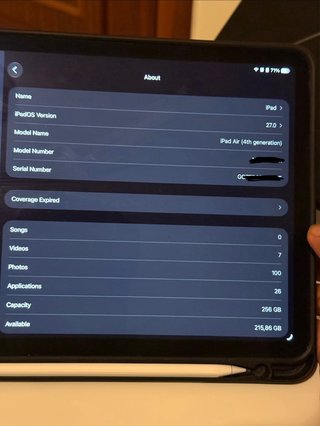 iPad Air 4 (2020) 256GB Plata + Apple Pencil 2ª