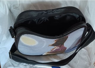 Borsa tracolla regolabile con stampa