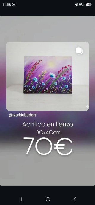 Acrílico sobre lienzo 30x40cm