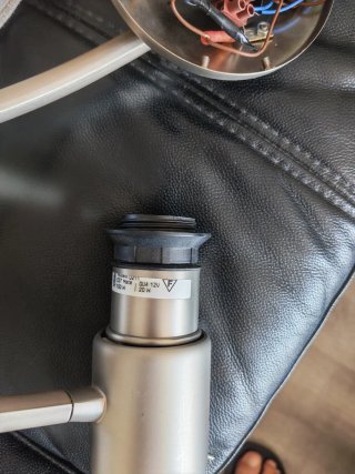 Lámparas de mesa tela y metal