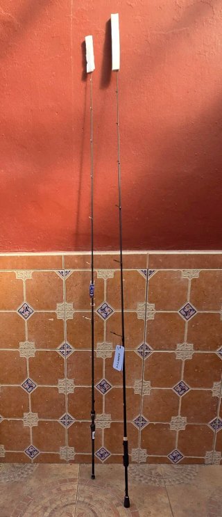 Lote 2 cañas de pesca spinning nuevas