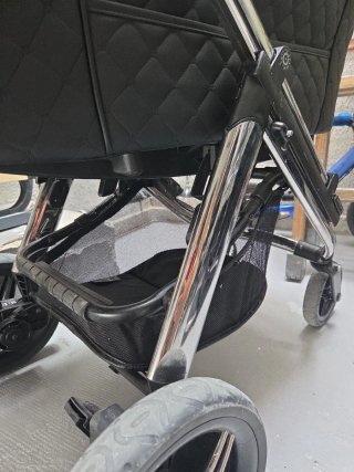Cochecito Bebe Negro Plegable