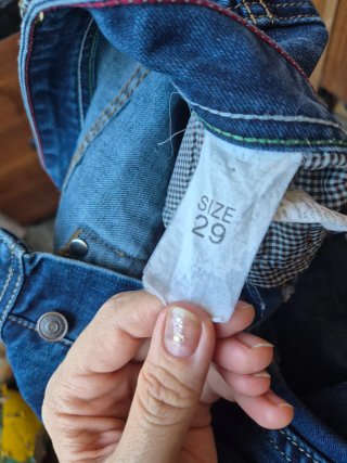 Jeans Orginal Ado vita alta blu