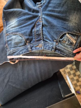 Jeans Orginal Ado vita alta blu