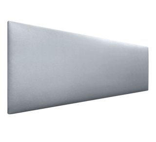 Cabecero de tela gris/plata