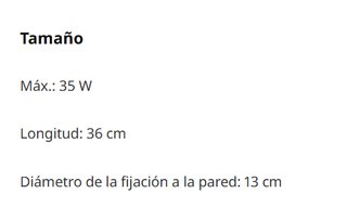 Lámpara de techo IKEA TROS blanca con 3 focos