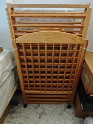Cuna madera maciza Drewex + Colchón