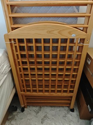 Cuna madera maciza Drewex + Colchón