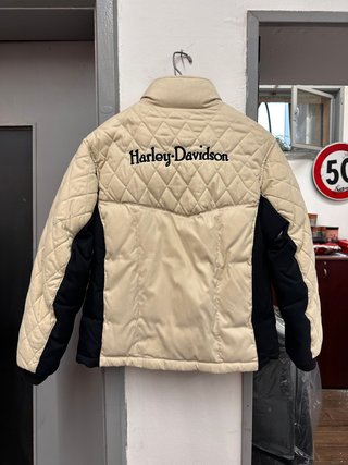 Giubbotto Donna Harley-Davidson Beige/Nero