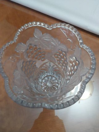 Jarrón SOGA Cristal 24cm Alto x 15cm Ancho